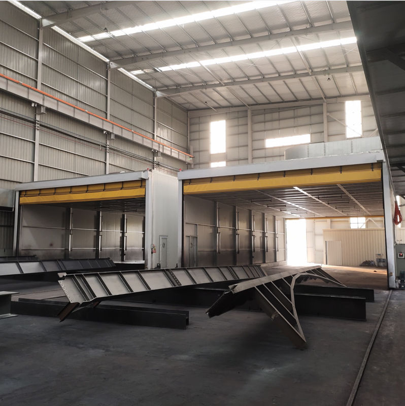 Modułowy warsztat konstrukcja stalowa H Beam Construction Prefab Steel Workshop