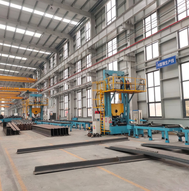 Modułowy warsztat konstrukcja stalowa H Beam Construction Prefab Steel Workshop