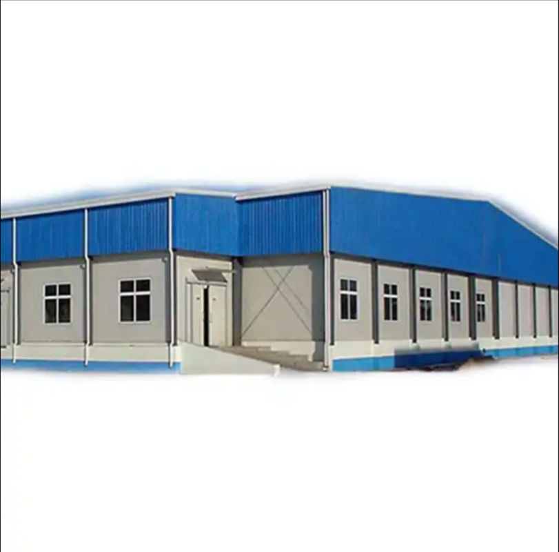 Konstrukcja na zamówienie Structura De Acero prefabrykowana prefabrykowana sala budowlana konstrukcja stalowa Q355B warsztat magazynowy w Chinach