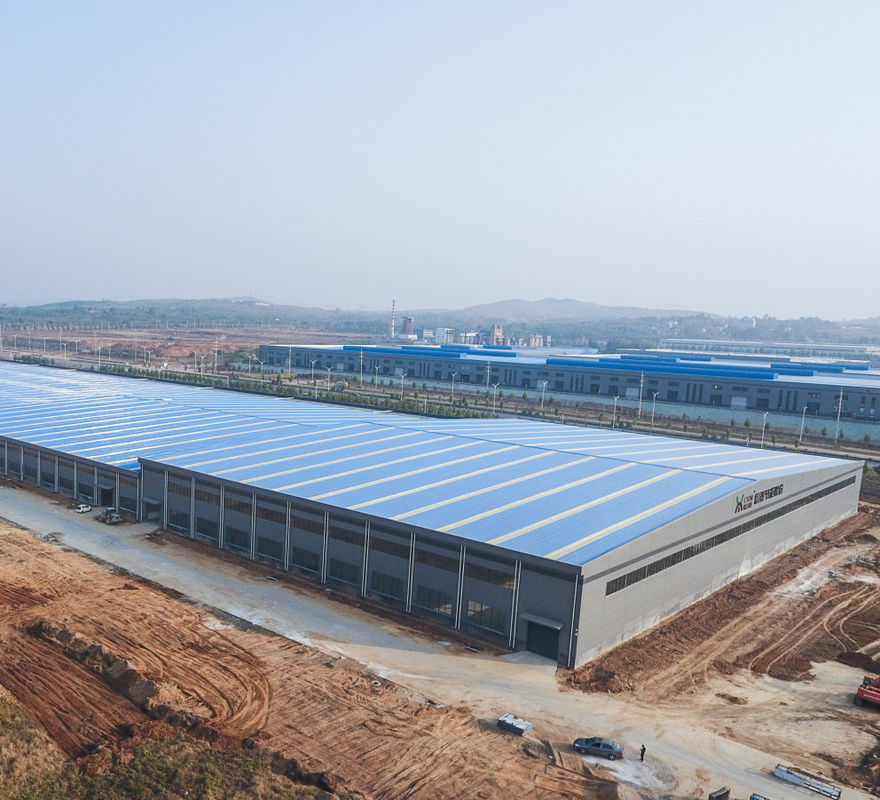 Konstrukcja na zamówienie Structura De Acero prefabrykowana prefabrykowana sala budowlana konstrukcja stalowa Q355B warsztat magazynowy w Chinach