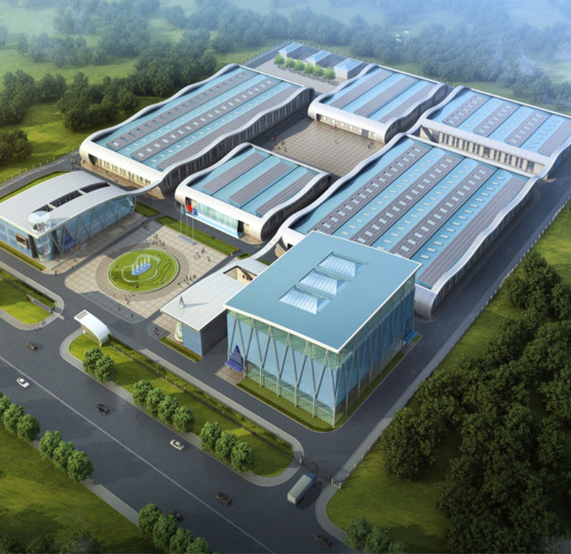 Chiny Producent Wysokiej klasy lekki metaliczny ścięty dach konstrukcja stalowa budynek warsztat magazyn na sprzedaż