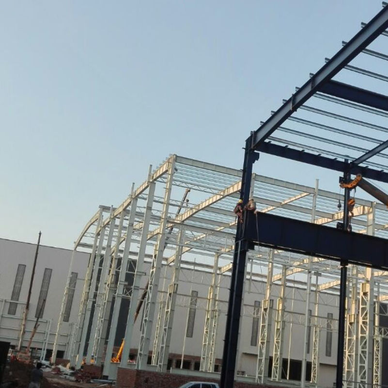H Beam Q235 Metalowe warsztaty stodoły metalowe garaże warsztaty