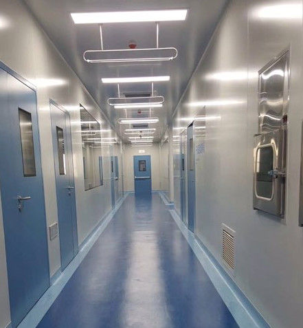 Budowa stalowa magazyn i szpital Wielkie kolumny Izolacja przemysłowa pomieszczenie bez pyłu