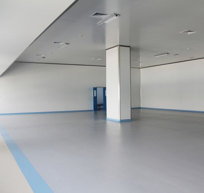 Budowa stalowa magazyn i szpital Wielkie kolumny Izolacja przemysłowa pomieszczenie bez pyłu