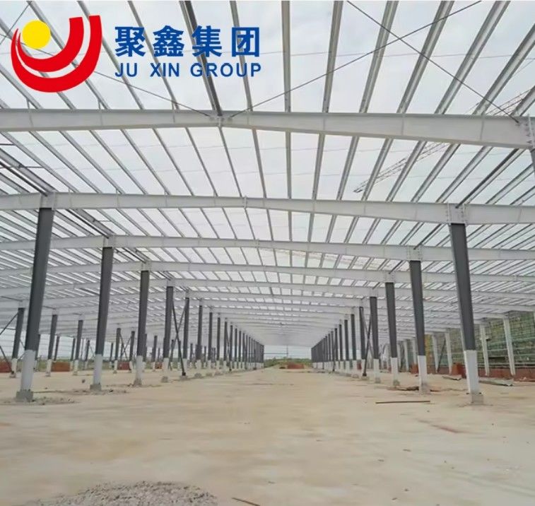 Gable Frame Steel Structure Skład / Warsztaty / Biurowiec Z Szklanym Zasłoną