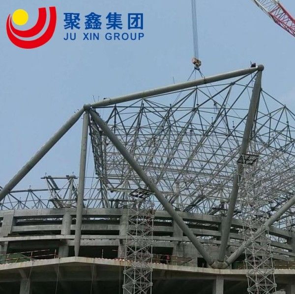 Ramy dachowe Hot Sell LF BJMB Space Frame Arched Stadium Cover Roof For Sport Hall