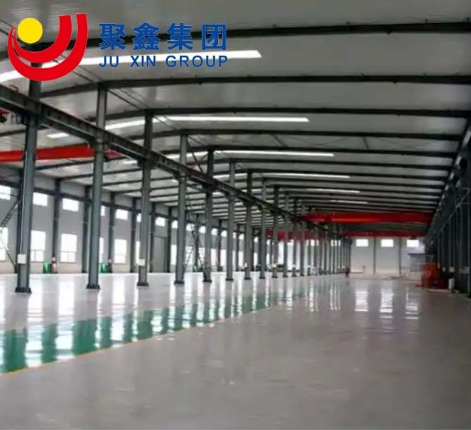 Ekonomiczna stalowa konstrukcja stalowa z galwanizowanej arkusza Portal Frame Prefab Steel Structure Workshop