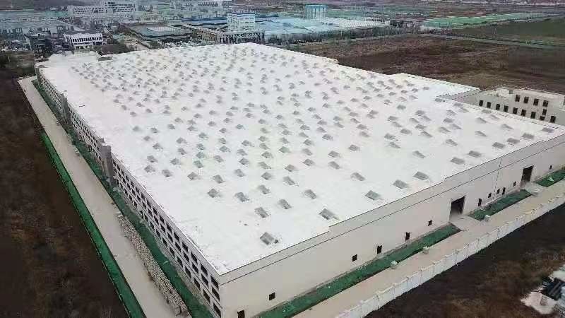 ISO zatwierdził China High Performance Industrial Workshop Budynek 46M Wysokość 36M Clear Span Jednopiętrowy warsztat Cena