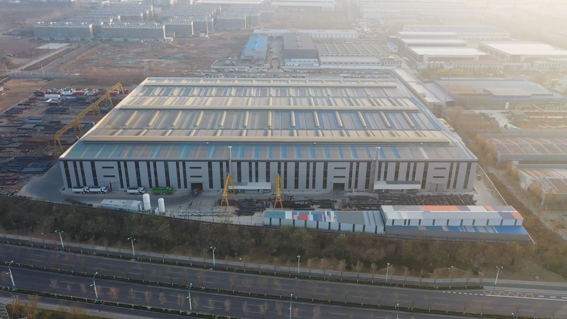 36 metrów Duża jasna rozpiętość 46 wyżyna wiórowa kompozycja ściany panel stalowy warsztat konstrukcji do USA Ameryka