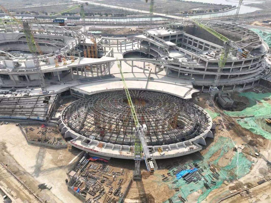 Prefabrykowany magazyn Budowla warsztatowa Konstrukcja stalowa Konstrukcja metalowa Budowla budowa Stadion gimnastyczny